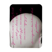 "Je hebt nooit echt geleefd..." draagmagneet Magneet (Verticaal)