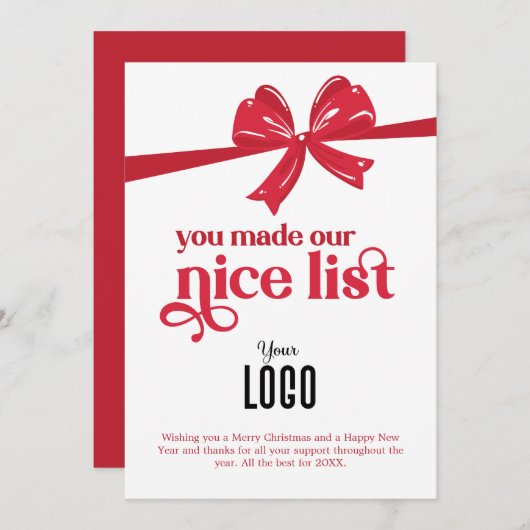 Je hebt onze vriendschappelijke e-mailkaart gemaak feestdagenkaart (Voorkant / Achterkant)