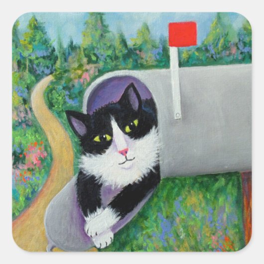 Je hebt post vierkante sticker (Voorkant)