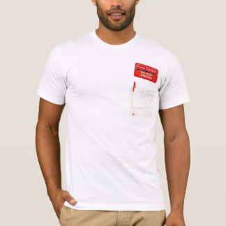 Je hebt rood op je. t-shirt
