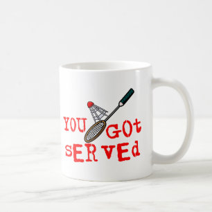 Je hebt Served Badminton Koffiemok
