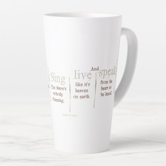 Je hebt Tall nodig Latte Mok (Rechterhoek)