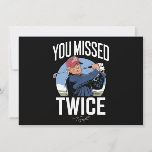 Je hebt twee keer gemist Golf 2024 stem Trump heef Kaart