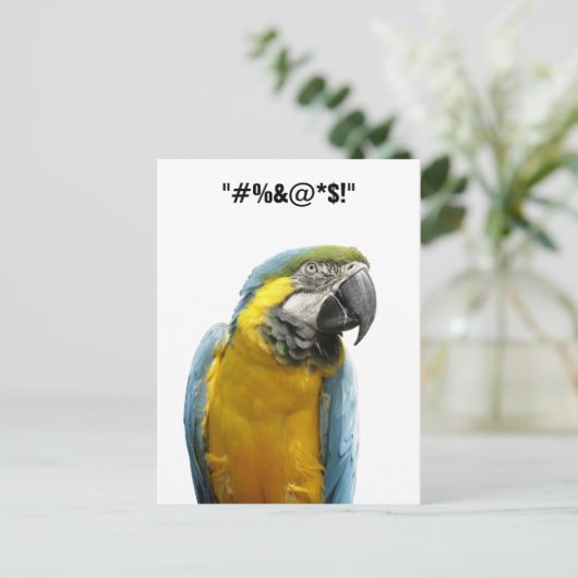 "Je hebt voor hem gestemd"-kaart Briefkaart (Staand voorkant)