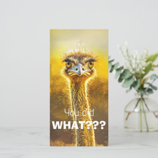 Je hebt WAT??? (Staand voorkant)