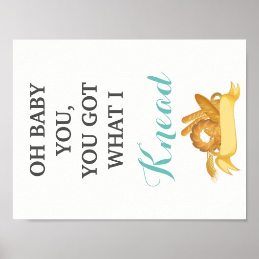 Je hebt wat ik nodig heb, Kitchen Poster (Voorkant)