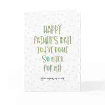 Je hebt zoveel voor me gedaan, papa, zoals mijn ko