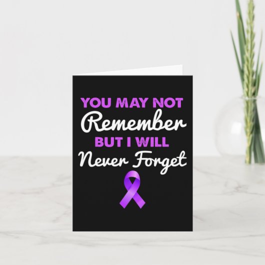 Je herinnert je misschien niet dat ik Alzheimer no Kaart (Voorkant)