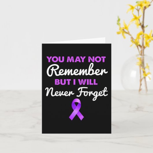 Je herinnert je misschien niet dat ik Alzheimer no Kaart (Gele Bloem)