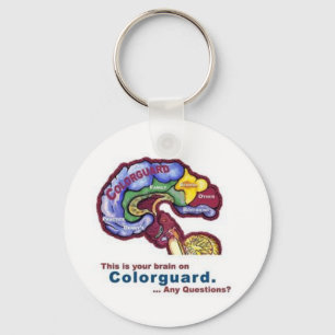 Je Hersenen Op Colorguard Sleutelhanger