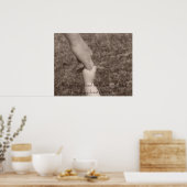 Je hield mijn hand even vast, je zal... poster (Keuken)