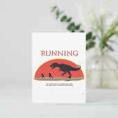 Je hoeft de T-Rex niet te overschrijden Briefkaart (Staand voorkant)