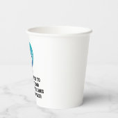 Je hoeft niet al je tanden te penselen papieren bekers (Achterkant)