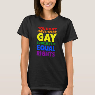 Je hoeft niet homoseksueel te zijn om in Pride Mon T-shirt