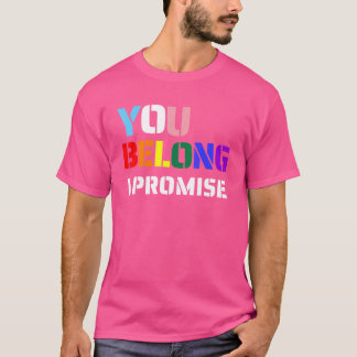 Je hoort bij Gay Pride Month Bondgenoot Lgbtq Lesb T-shirt