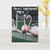 JE HOORT DAT JE DE "40ste" VERJAARDAG VIERT Kaart (Gele Bloem)