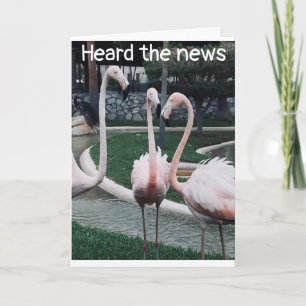 JE HOORT DAT JE DE "40ste" VERJAARDAG VIERT Kaart