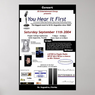 Je hoort het eerst over Poster