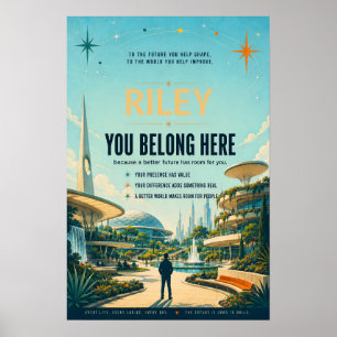 Je hoort hier poster