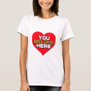 Je hoort hier thuis. t-shirt
