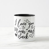 Je houdt van de maan en de Mok achter (Midden)