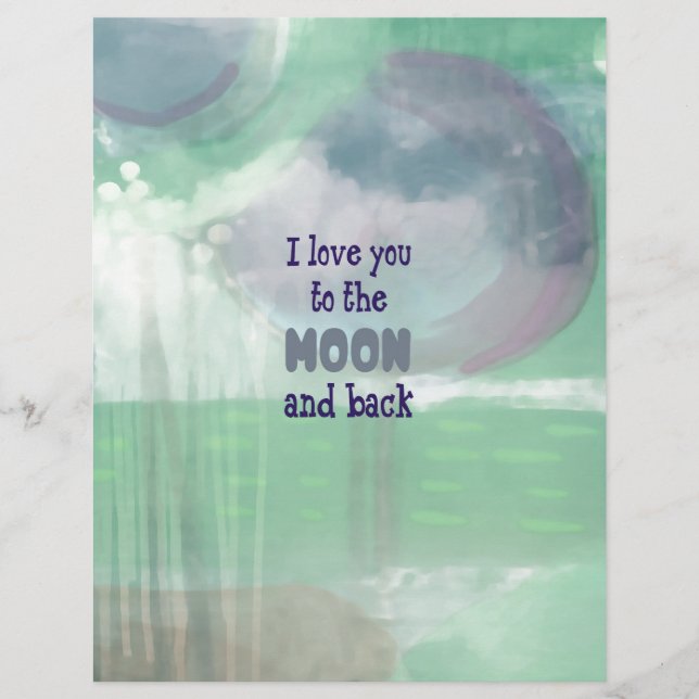 Je houdt van de maan en de rug (Voorkant)