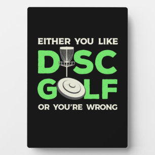 Je houdt van Disk Golf Fotoplaat