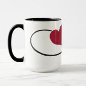 Je houdt van eeuwig Mok in het hart (Links)