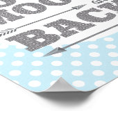 Je houdt van het Moon en het Rug Nursery Poster (Hoek)