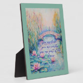 Je houdt van impressionisme fotoplaat (Zijkant)