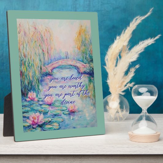 Je houdt van impressionisme fotoplaat (Zijkant)