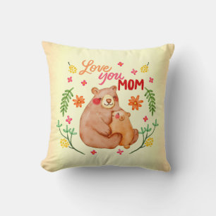 Je houdt van mama - Beer van mama en Moederdag van Kussen