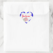 Je houdt van me - Stickers (Tas)