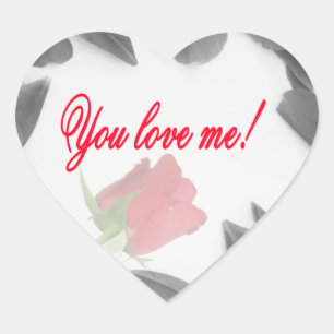 Je houdt van me - Stickers