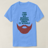 je houdt van mijn baard bedankt t-shirt (Design voorkant)