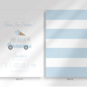 Je hurle QUATRE Crème de glace Invitation Annivers