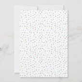 Je hurle QUATRE Crème de glace Invitation Annivers (Dos)