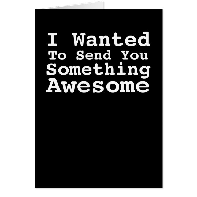 Je iets Geweldige sturen (Voorkant)