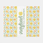 Je in een zonnebrandmiddel pakken fleece deken (Voorkant (Horizontaal))