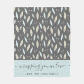 Je in Love Fleece Blanket Deken (Voorkant)