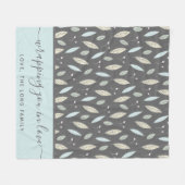 Je in Love Fleece Blanket Deken (Voorkant (Horizontaal))