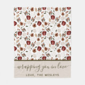 Je in Love Fleece Blanket Deken (Voorkant)
