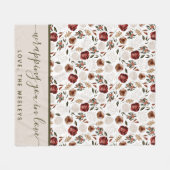 Je in Love Fleece Blanket Deken (Voorkant (Horizontaal))