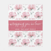 Je in Love Fleece Blanket Deken (Voorkant)