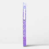 Je Initialen zuiveren glitter Case-Mate iPhone Case (Achterkant / Links)