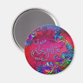 Je inspireert me magneet (Voorkant / Achterkant)