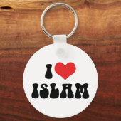 Je J'aime l'Islam Porte-Clés (Recto)