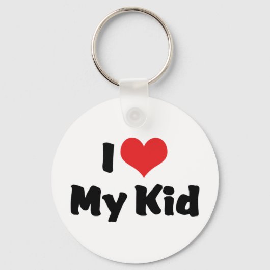Je J'aime Mon Enfant Porte-Clés (Recto)