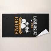 Je Joue Mes Tambours (Serviette de bain)