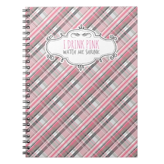 "Je journal de perte de poids bois rose" (Devant)